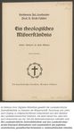 Ein theologisches Mißverständnis