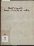 Ein schöner vnnd tröstlicher Spruch von, dem menschlichen Leben, vnnd dem Tode, in disen fährlichen zeyten, wol zu lesen vnnd zu betrachten, [et]c.